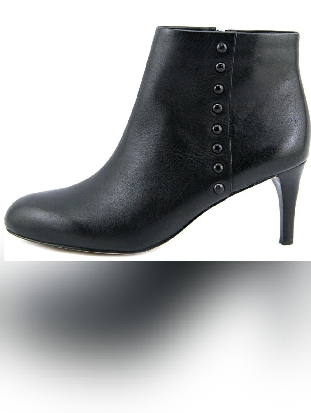 Coach Hickory Black Leather Ankle Boots Size 9.5